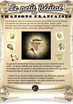 Affiche de Le petit récital de chansons françaises