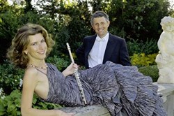 Affiche de Eva Oertle, flûte & Vesselin Stanev, piano