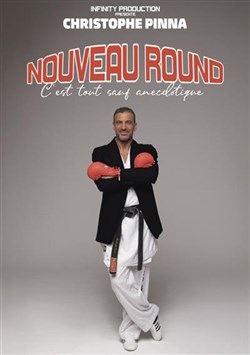 Affiche de Christophe Pinna dans Nouveau round, c'est tout sauf anecdotique