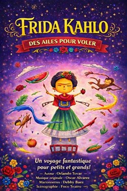 Affiche de Frida Kahlo : Des ailes pour voler