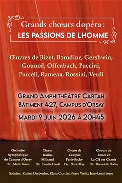 Affiche de Grands choeurs d'opéra : Les passions de l'Homme