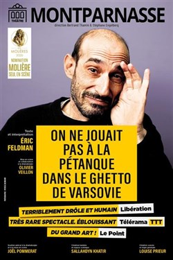 Affiche de On ne jouait pas à la pétanque dans le ghetto de Varsovie