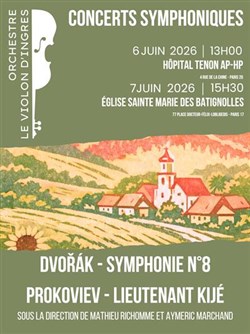 Affiche de Concerts Symphoniques Orchestre le Violon d'Ingres
