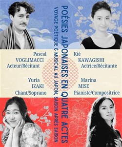Affiche de Poésies Japonaises en Quatre Actes