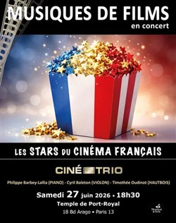 Affiche de Ciné-Trio : Les Stars du Cinéma Français
