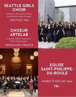 Affiche de Concert du Seattle Girls Choir : Tournée internationale 2026