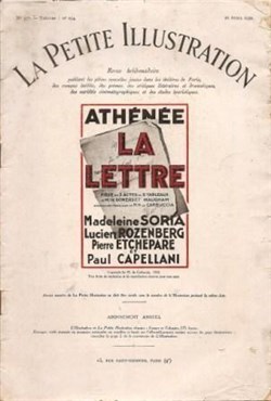 Affiche de La Lettre, drame de Somerset Maugham