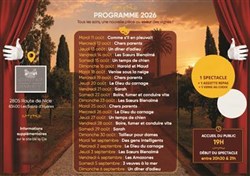 Affiche de Festival de théâtre dans la vigne au Château de Mauvanne