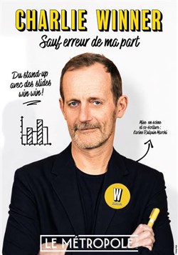Affiche de Charlie Winner dans Sauf erreur de ma part
