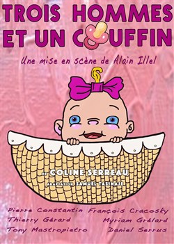 Affiche de Trois Hommes et un couffin