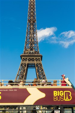 Affiche de Visite guidée : La Ville Lumière avec Big Bus Tours