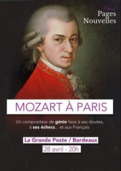 Affiche de Mozart à Paris