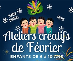 Affiche de Ateliers créatifs de février pour les enfants