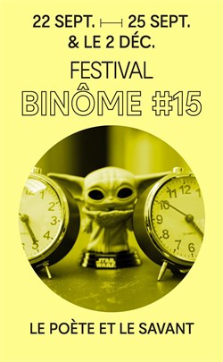 Affiche de EV : Binôme, le poète et le savant