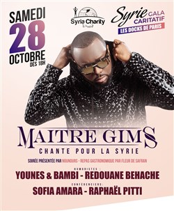 Affiche de Grand Gala Syrie | avec Maître Gims