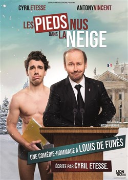 Affiche de Les pieds nus dans la neige