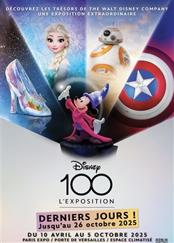 Affiche de Disney 100 : l'exposition