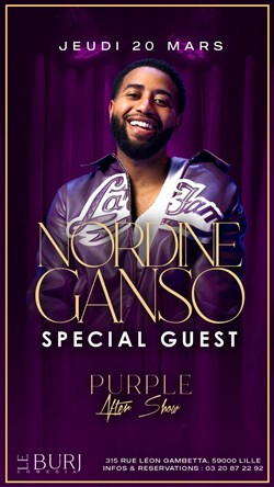 Affiche de Nordine Ganso | After show Purple