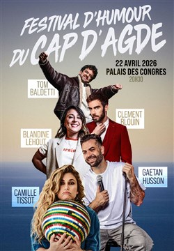 Affiche de Plateau humour et magie | Festival du Cap d'Agde