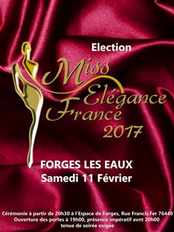 Affiche de Election de Miss Elégance France 2017