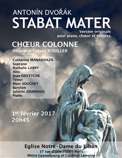 Affiche de Stabat Mater d'Antonín Dvorák