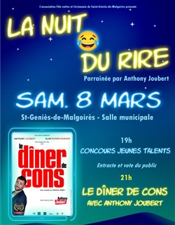 Affiche de La nuit du rire : Le dîner de cons avec Anthony Joubert