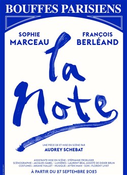 Affiche de La Note | avec Sophie Marceau et François Berléand