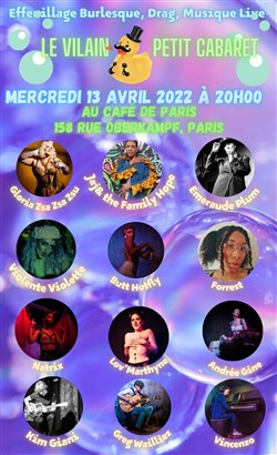 Affiche de Le Vilain Petit Cabaret : Edition III