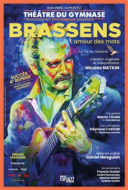 Affiche de Brassens, l'amour des mots