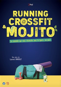 Affiche de Running, CrossFit et Mojito