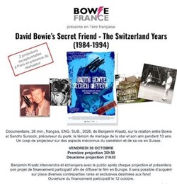 Affiche de David Bowie's Secret Friend : The Switzerland Years (1984 -1994)