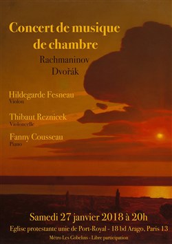 Affiche de Musique russe : Rachmaninov et Dvorak