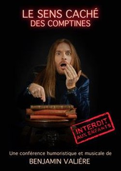 Affiche de Benjamin Valière dans Le sens caché des comptines