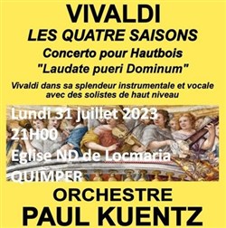 Affiche de Orchestre Paul Kuentz : Vivaldi les quatre saisons | Quimper