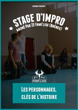 Affiche de Stage d'improvisation théâtrale : Les personnages, clés de l'histoire