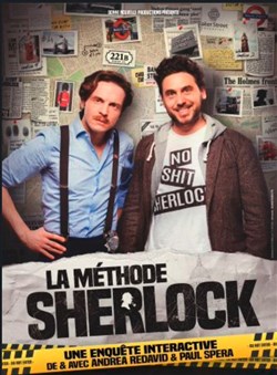 Affiche de Andréa Redavid et Paul Spera dans La Méthode Sherlock