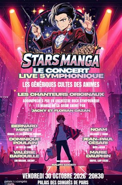 Affiche de Stars Manga, le concert live symphonique
