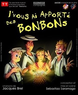 Affiche de J'vous ai apporté des bonbons | Hommage à Brel