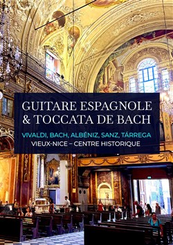 Affiche de Concert Guitare et Toccata de Bach