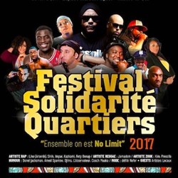 Affiche de Festival Solidarité Quartiers