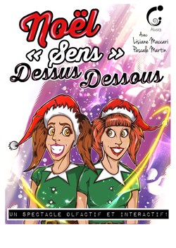 Affiche de Noël sens dessus dessous