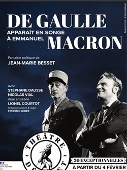 Affiche de De Gaulle apparaît à Emmanuel Macron