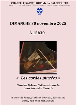 Affiche de Clavecin, guitare et théorbe à la Salpêtrière