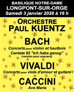 Affiche de Concert de bienvenue 2026 Paul Kuentz