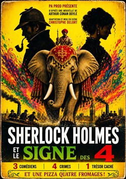 Affiche de Sherlock Holmes et le signe des 4
