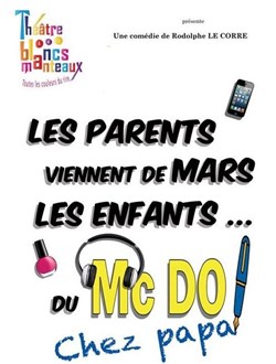 Affiche de Les parents viennent de mars, les enfants du McDo ! Chez papa