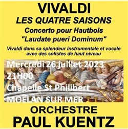 Affiche de Orchestre Paul Kuentz : Vivaldi les quatre saisons | Moëlan sur Mer