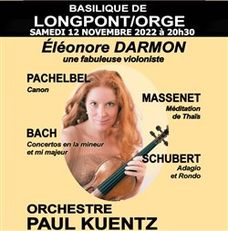Affiche de Orchestre Paul Kuentz : Pachelbel / Bach / Schubert / Massenet