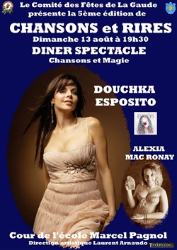 Affiche de Dîner Spectacle avec Douchka Esposito