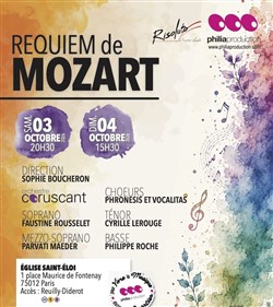 Affiche de Requiem de Mozart